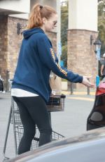 ANNA OSCEOLA Out for Grocery Shopping at Gelson