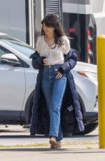 ANNE HATHAWAY on the Set of Flowervale Street 03/21/2024