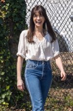 ANNE HATHAWAY on the Set of Flowervale Street 03/21/2024