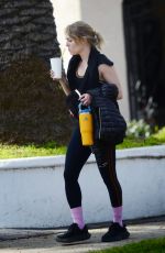 ANNSAOPHIA ROBB at a Grueling Workout in Los Angeles 03/14/2024