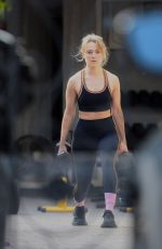 ANNSAOPHIA ROBB at a Grueling Workout in Los Angeles 03/14/2024