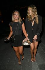 ARABELLA CHI and LUCINDA STRATFORD Arrives at Molly Smith Boohoo Launch at Fenix in Manchester 03/27/2024
