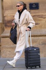 ARABELLA CHI Leaves Her Hotel in Manchester 03/29/2024