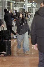 ARIANA GREENBLATT Arrives at Charles de Gaulle Airport in Paris 03/03/2024