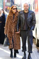 ASHLEE SIMPSON and Evan Ross Out in New York 03/25/2024