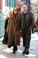 ASHLEE SIMPSON and Evan Ross Out in New York 03/25/2024