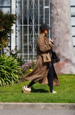 ASHLEE SIMPSON Heading to Her Home in Los Angeles 03/13/2024