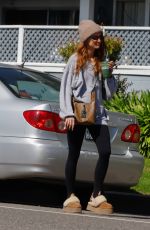 ASHLEE SIMPSON Out for an Erowan Smoothie in Los Angeles 02/28/2024