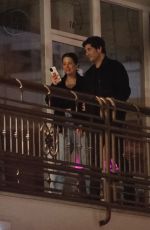 ASHLEY BENSON and Brandon Davis on a Dinner Date at Sushi Park in West Hollywood 03/13/2024