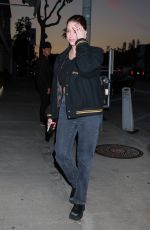ASHLEY BENSON and Brandon Davis Out for Dinner at Craig
