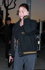 ASHLEY BENSON and Brandon Davis Out for Dinner at Craig