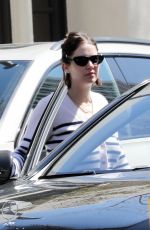 ASHLEY BENSON and Brandon Davis Out for Lunch at Sugarfish in Beverly Hills 03/16/2024