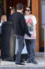 Ashley Benson and Brandon Davis Out in Los Angeles 03/08/2024