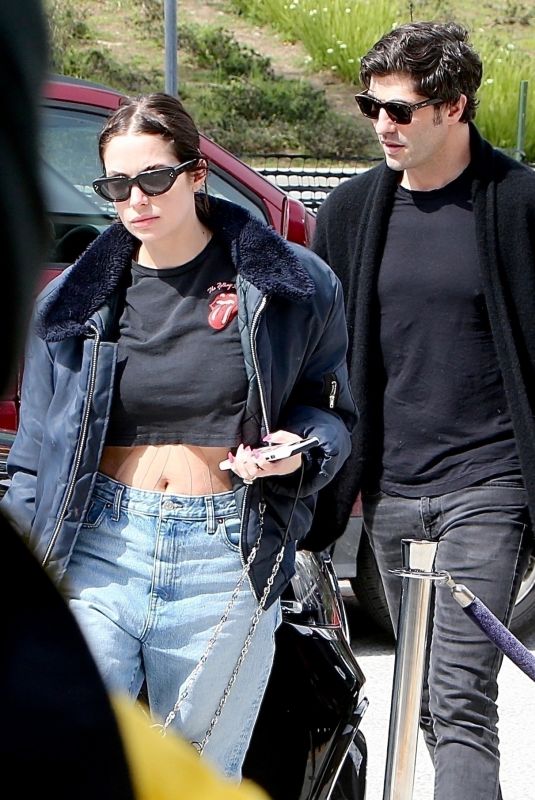 ASHLEY BENSON and Brandon Davis Out in Los Angeles 03/16/2024