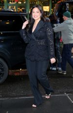 ASHLEY GRAHAM Arrives at CBS Studios in New York 03/07/2024