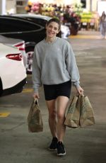 ASHLEY GREENE Shopping at Whole Foods in Los Angeles 02/29/2024
