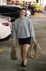 ASHLEY GREENE Shopping at Whole Foods in Los Angeles 02/29/2024