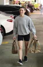 ASHLEY GREENE Shopping at Whole Foods in Los Angeles 02/29/2024