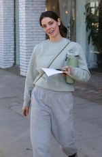 ASHLEY GRENE Leaves an Nail Salon in Studio City 03/12/2024