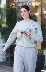 ASHLEY GRENE Leaves an Nail Salon in Studio City 03/12/2024