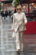 ASHLEY ROBERTS Arrives at Global Radio in London 02/29/2024