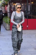ASHLEY ROBERTS Arrives at Heart Radio in London 03/27/2024
