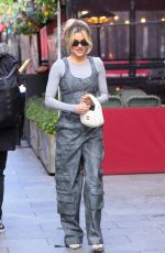ASHLEY ROBERTS Arrives at Heart Radio in London 03/27/2024