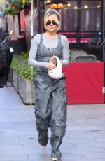 ASHLEY ROBERTS Arrives at Heart Radio in London 03/27/2024
