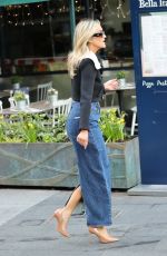 ASHLEY ROBERTS in Denim Out in London 03/04/2024