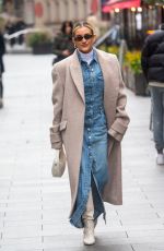 ASHLEY ROBERTS Leaves Global Radio in London 03/05/2024