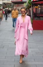 ASHLEY ROBERTS Leaves Global Radio Studios in London 03/15/2024