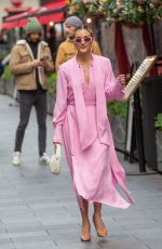 ASHLEY ROBERTS Leaves Global Radio Studios in London 03/15/2024