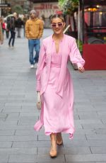 ASHLEY ROBERTS Leaves Global Radio Studios in London 03/15/2024