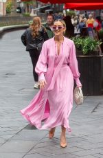 ASHLEY ROBERTS Leaves Global Radio Studios in London 03/15/2024