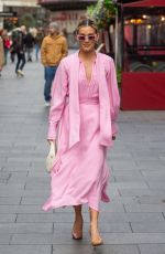 ASHLEY ROBERTS Leaves Global Radio Studios in London 03/15/2024