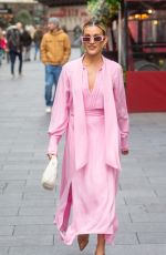 ASHLEY ROBERTS Leaves Global Radio Studios in London 03/15/2024
