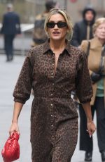 ASHLEY ROBERTS Leaves Globe Radio Studios in London 03/07/2024