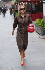 ASHLEY ROBERTS Leaves Globe Radio Studios in London 03/07/2024
