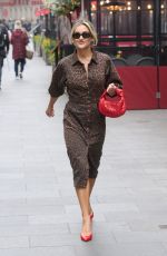 ASHLEY ROBERTS Leaves Globe Radio Studios in London 03/07/2024