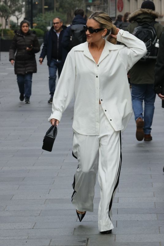 ASHLEY ROBERTS Leaves Heart Breakfast in London 03/06/2024