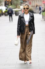 ASHLEY ROBERTS Leaves Heart Radio Studios in London 03/19/2024
