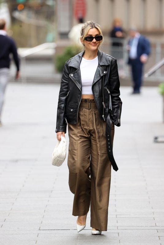 ASHLEY ROBERTS Leaves Heart Radio Studios in London 03/19/2024