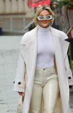 ASHLEY ROBERTS Out in London 03/14/2024