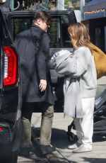 ASHLEY TISDALE and Christopher French Out in New York 03/08/2024
