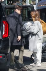 ASHLEY TISDALE and Christopher French Out in New York 03/08/2024