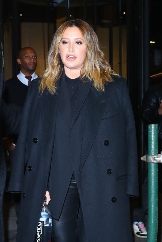 ASHLEY TISDALE Leaves Watch What Happens Live With Andy Cohen in New York 03/05/2024