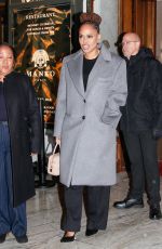 AVA DUVERNAY Leaves Miu Miu Afterparty at Paris Fashion Week 03/05/2024