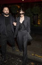 BARBARA PALVIN Arrives at Robert Mapplethorpe Opening Evening in Paris 03/02/2024
