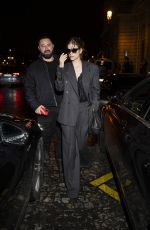 BARBARA PALVIN Arrives at Robert Mapplethorpe Opening Evening in Paris 03/02/2024