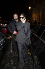 BARBARA PALVIN Arrives at Robert Mapplethorpe Opening Evening in Paris 03/02/2024